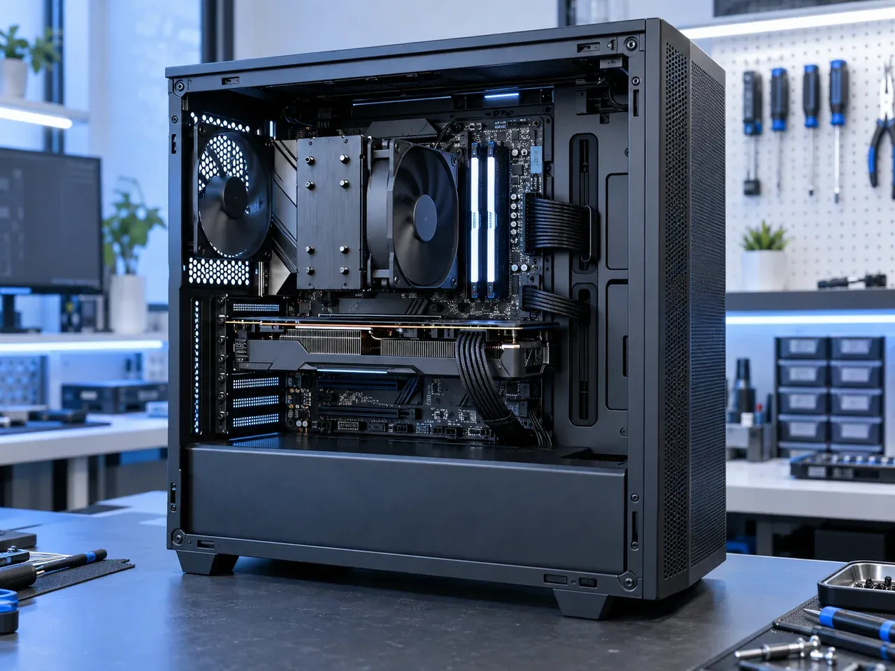Custom PC assembly and testing