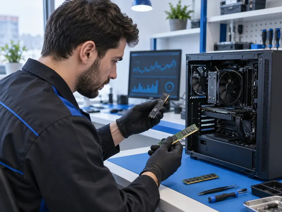 Computer SSD and RAM diagnostics