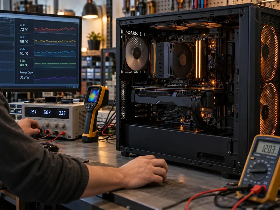 Professional desktop temperature and stability testing