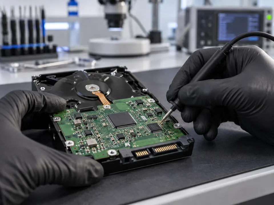 Diagnostics of HDD ROM and firmware chips