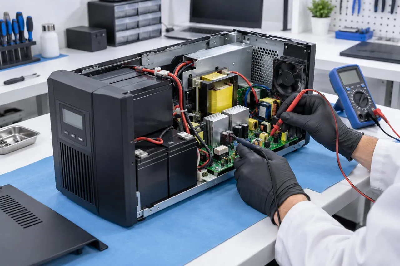 Component-level UPS circuit board repair