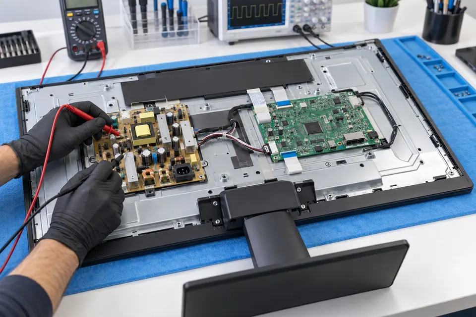 Monitor, TV, and LED display board diagnostics