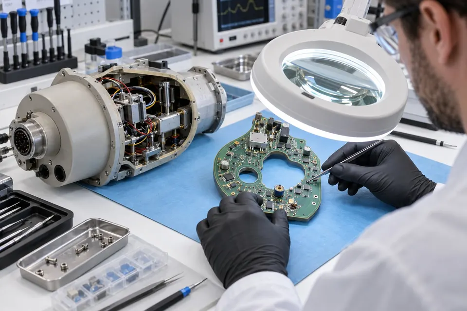 Component-level repair of a specialist equipment control board