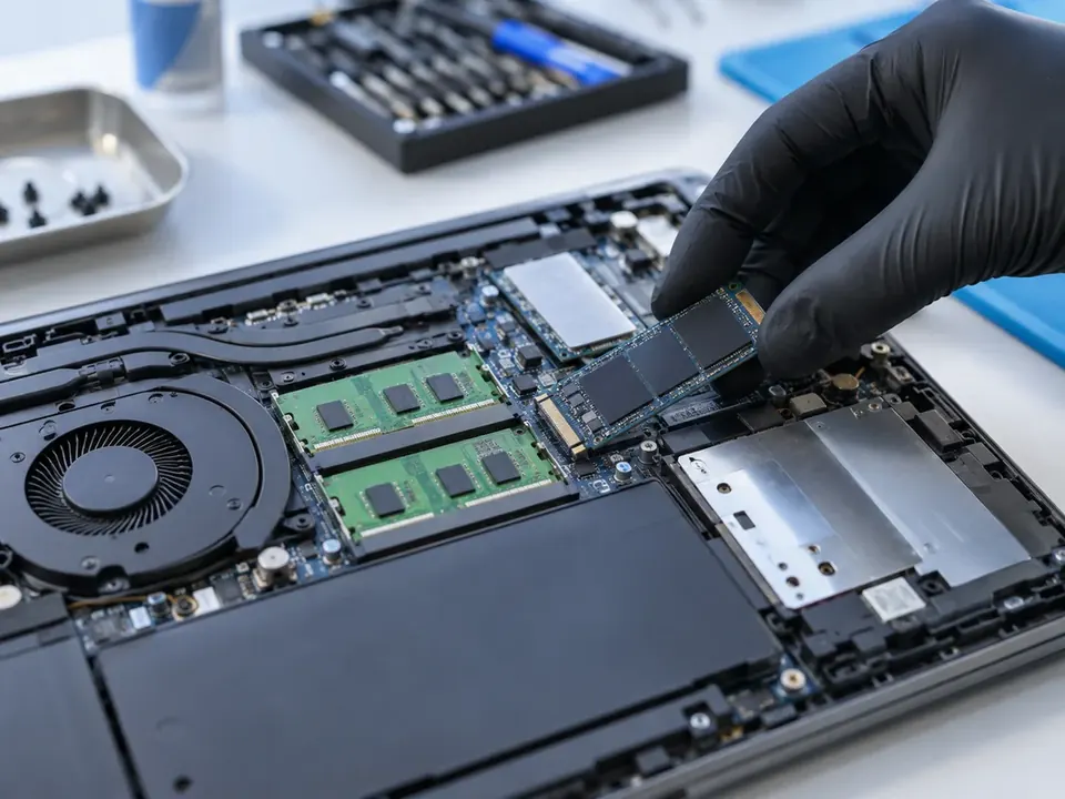 Laptop SSD and RAM diagnostics