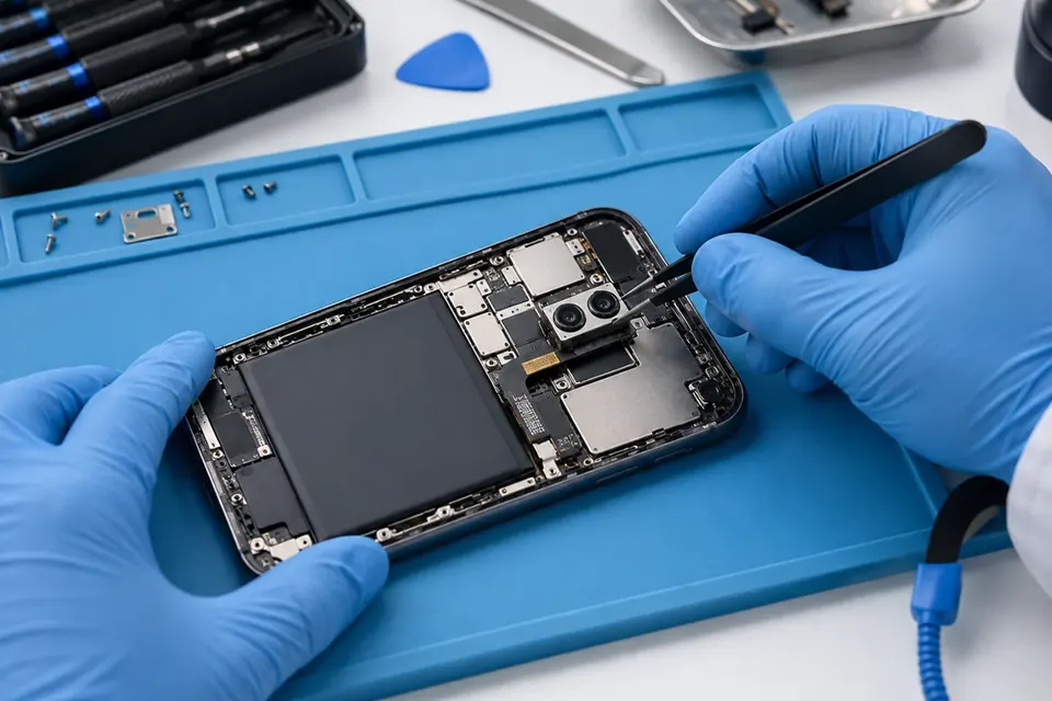 Professional mobile phone camera module repair